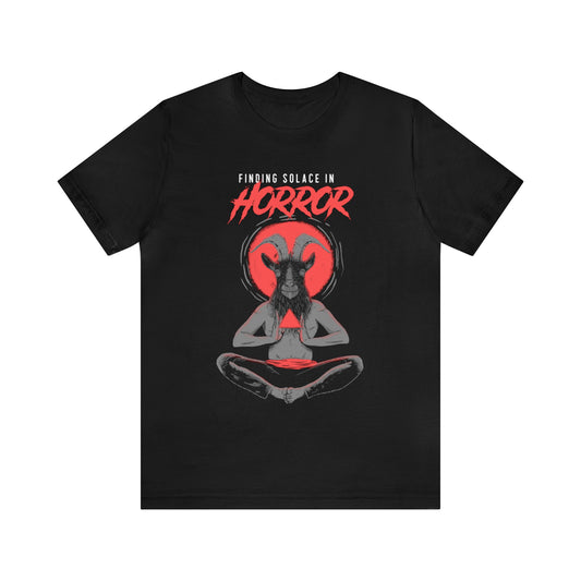 Finding Solace in Horror T-Shirt