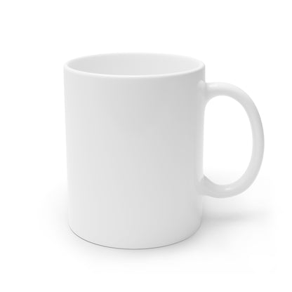 DarkLit White Ceramic Mug